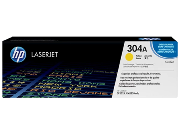 HP CC532A Toner Yellow 2,8k No.304A (Eredeti)