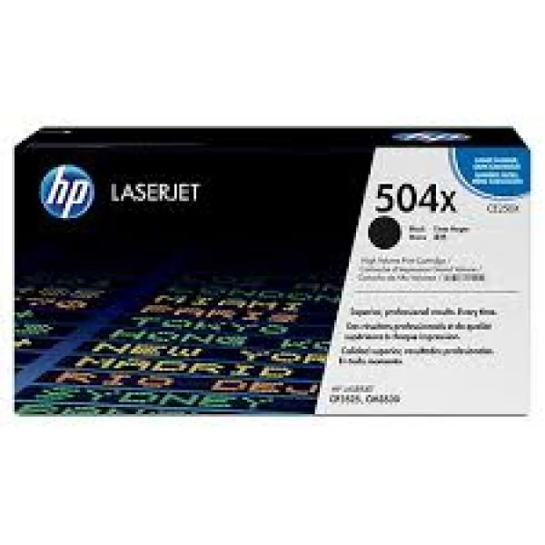 HP CE250X Toner HBk 10,5k No.504X (Eredeti)