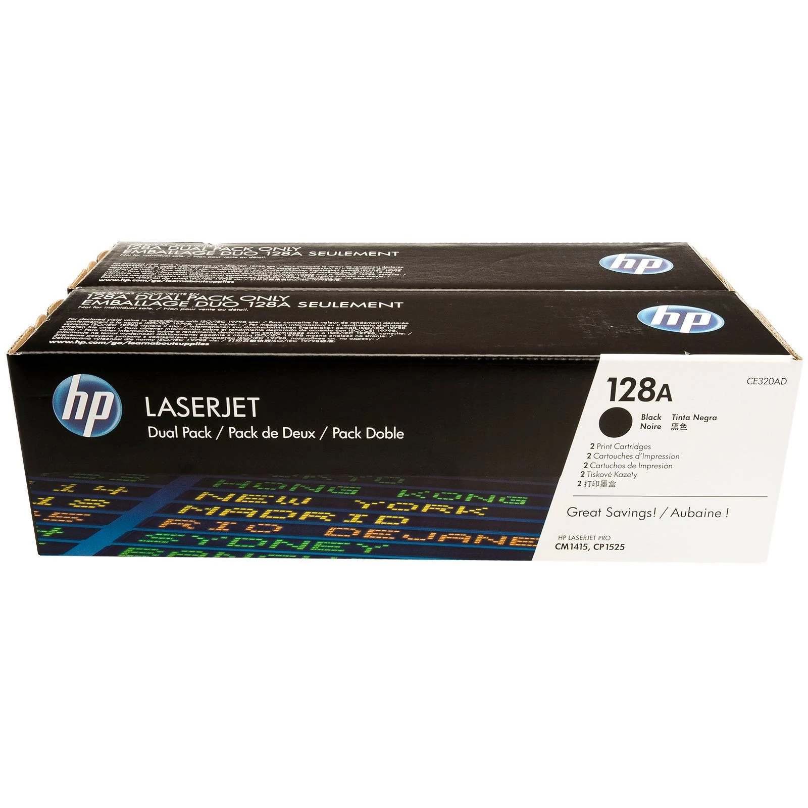 HP CE320AD Toner Black 2x2k No.128A (Eredeti)