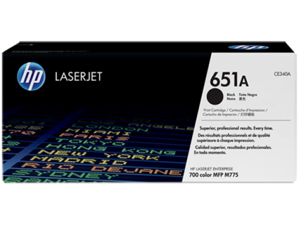 HP CE340A Toner Black 13,5k No.651A (Eredeti)