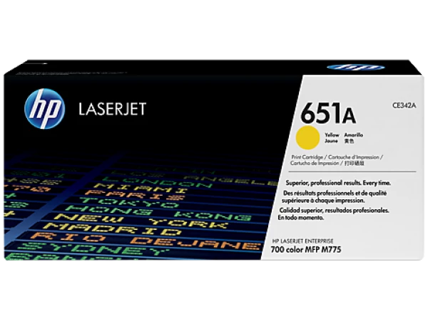 HP CE342A Toner Yellow 16k No.651A (Eredeti)