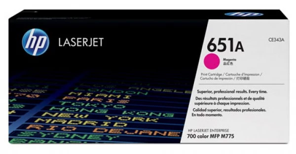 HP CE343A Toner Magenta 16k No.651A (Eredeti)