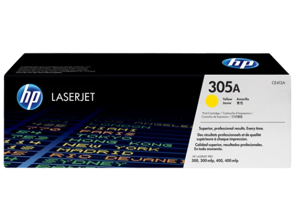 HP CE412A Toner Yellow 2,6k No.305A (Eredeti)