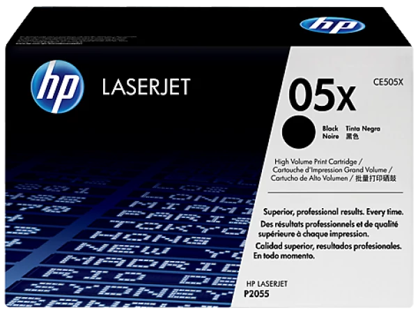 HP CE505X Toner High Black 6,5k No.05X (Eredeti)