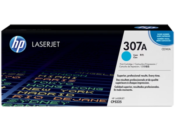 HP CE741A Toner Cyan 7,3k No.307A (Eredeti)