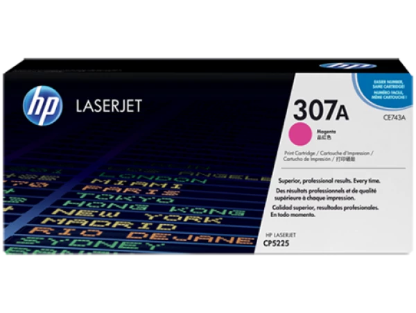 HP CE743A Toner Magenta 7,3k No.307A (Eredeti)