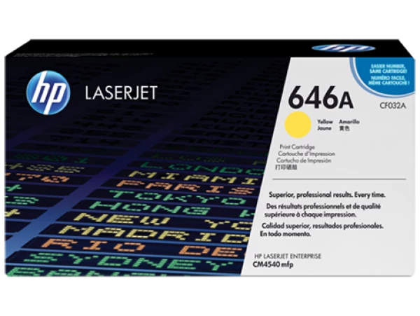 HP CF032A Toner Yellow 12,5k No.646A (Eredeti)