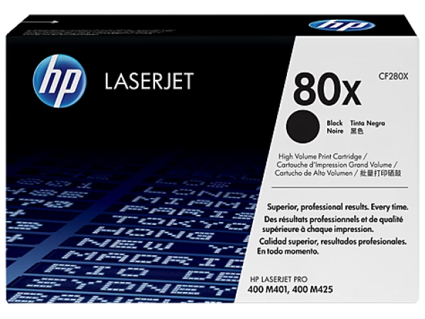 HP CF280X Toner Black 6,9k No.80X (Eredeti)