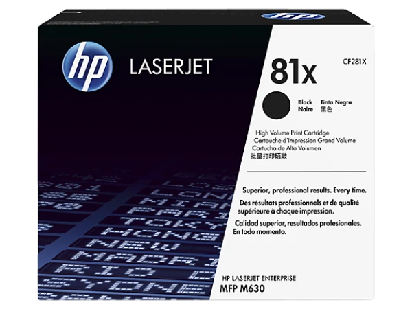 HP CF281X Toner Black 25k No.81X (Eredeti)