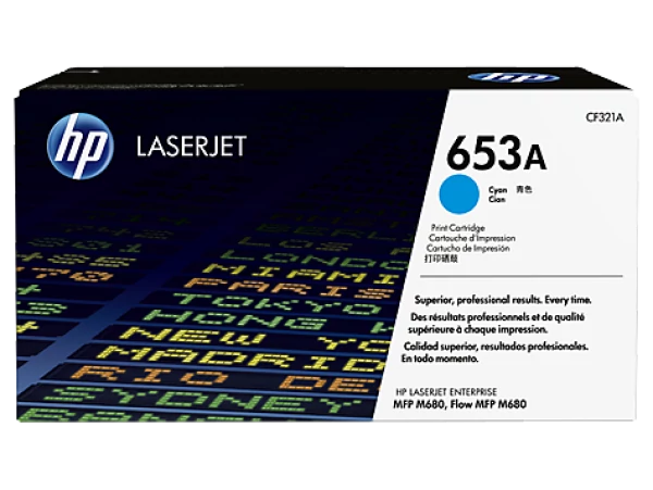 HP CF321A Toner Cyan 16,5k No.653A (Eredeti)