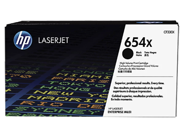 HP CF330X Toner H.Yield Bk 20,5k No.654X (Eredeti)