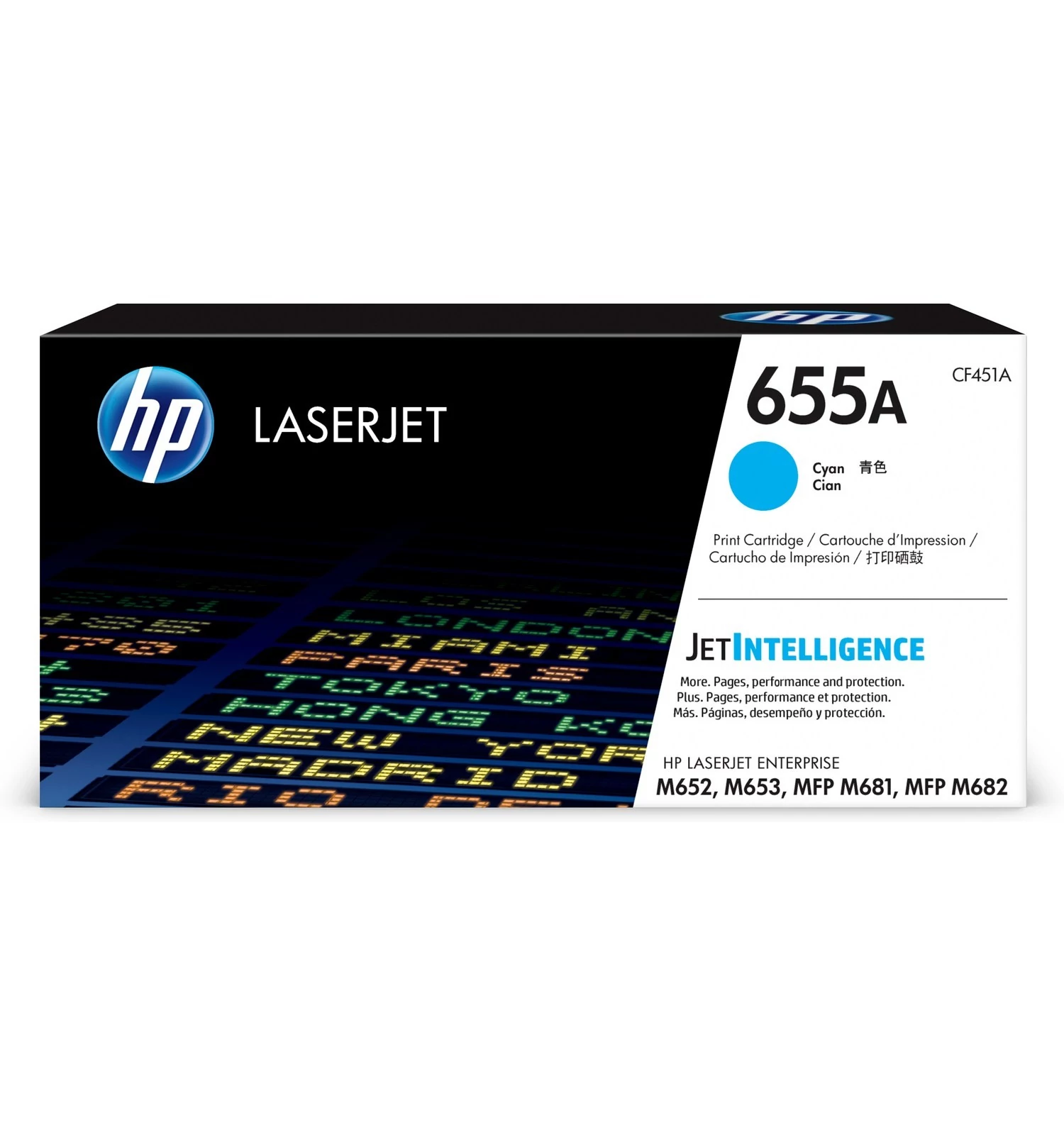 HP CF451A Toner Cyan 10,5k No.655A (Eredeti)