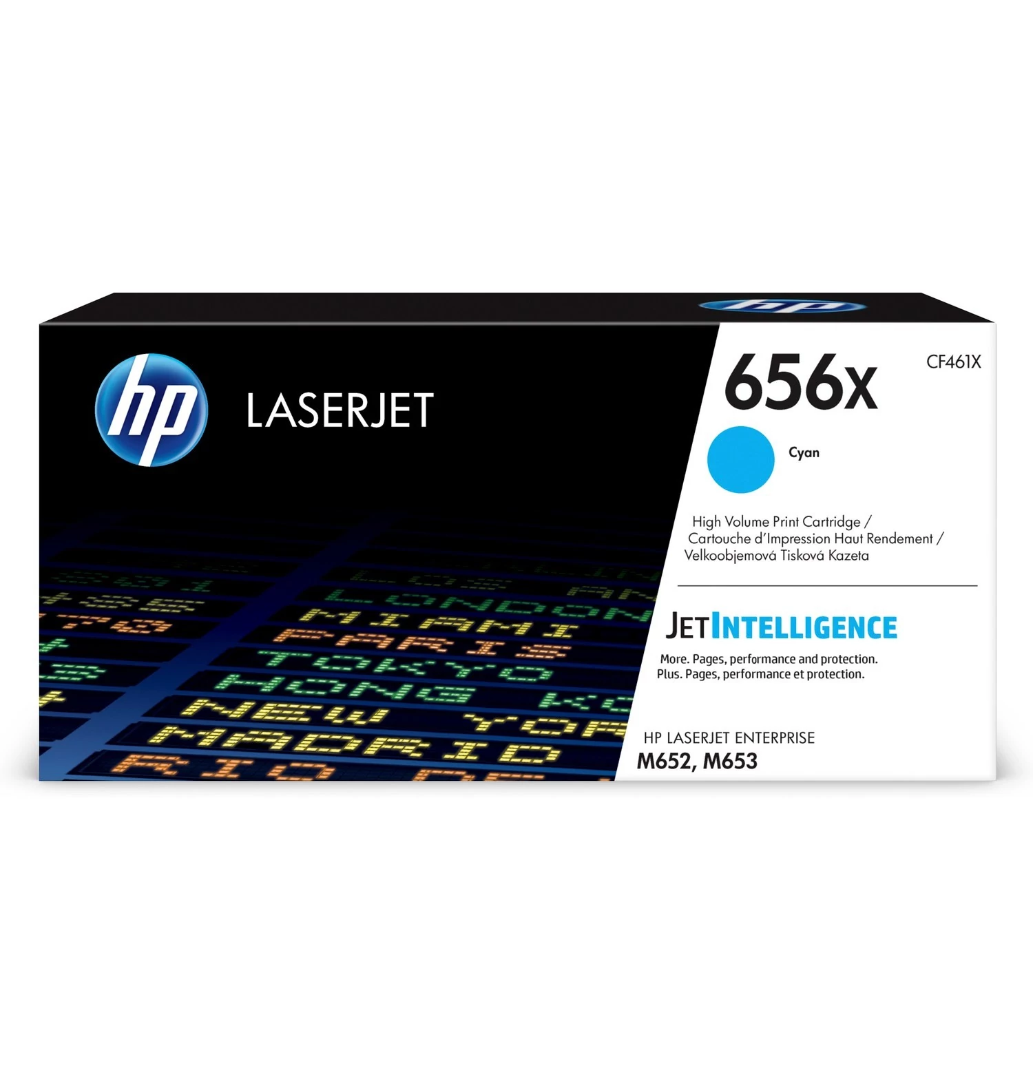 HP CF461X Toner Cyan 22k No.656X (Eredeti)