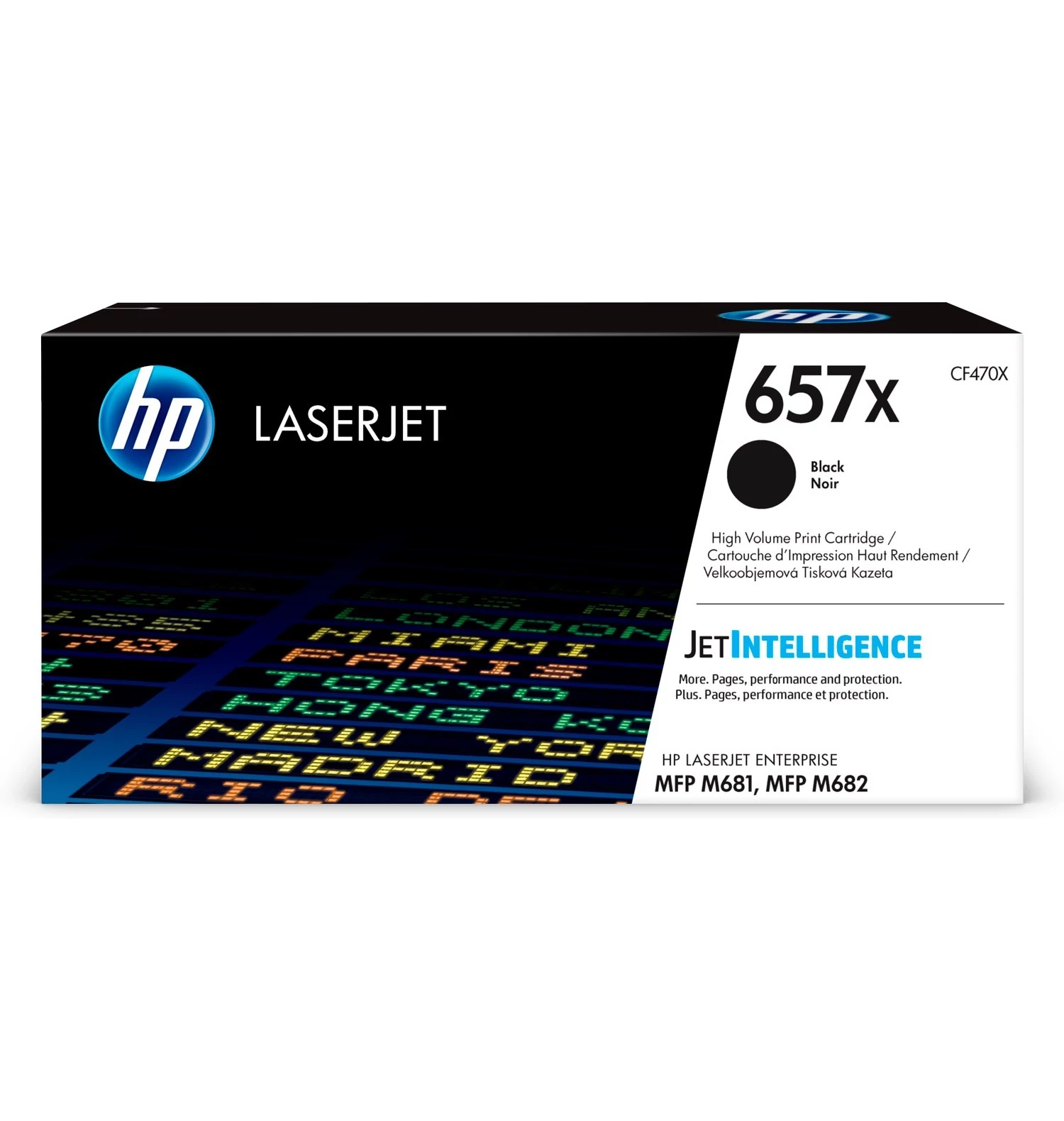 HP CF470X Toner Black 28k No.657X (Eredeti)