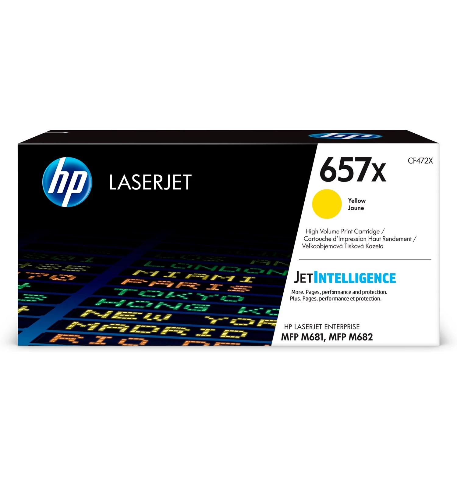 HP CF472X Toner Yellow 23k No.657X (Eredeti)