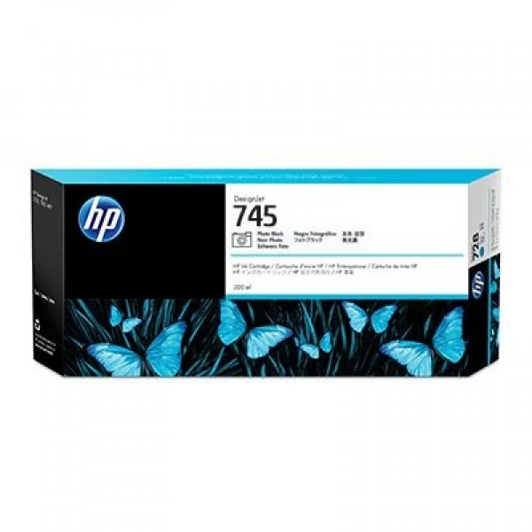 HP F9K04A Patron Photo Bk300ml No.745 (Eredeti)