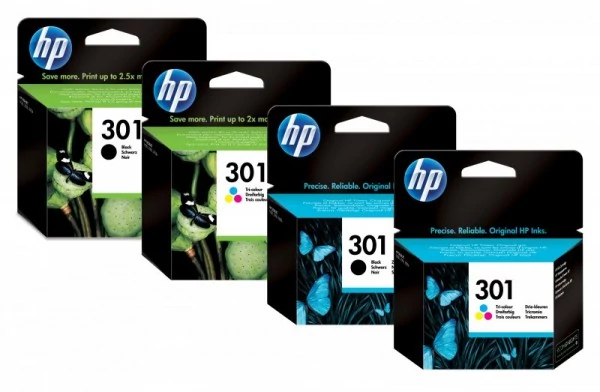 HP 301 Ink Cartridge Combo 2-Pack N9J72AE (Eredeti)