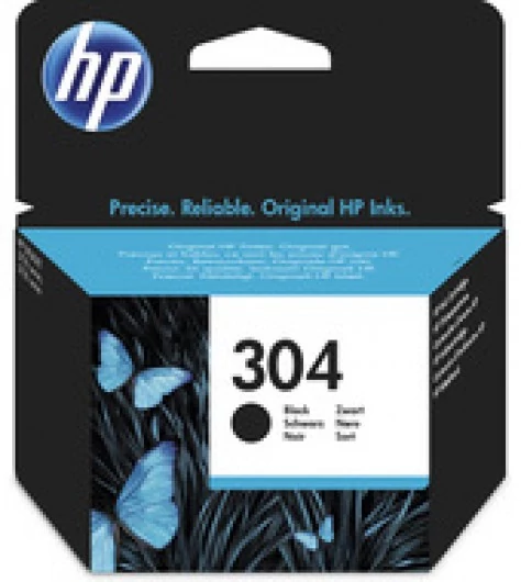 HP N9K06AE Patron Black No.304 (Eredeti)