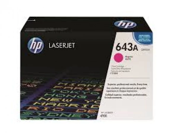 HP Q5953A Toner Magenta 10k No.643A (Eredeti)