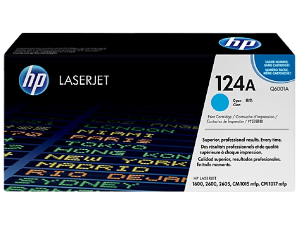 HP Q6001A Toner Cyan 2k No.124A (Eredeti)