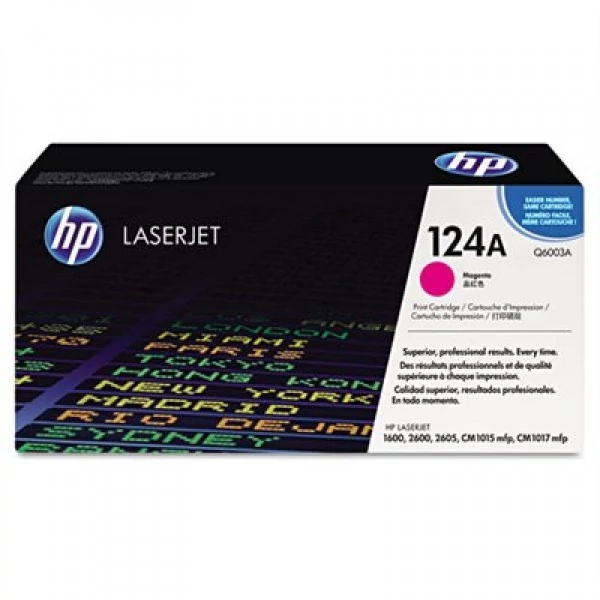 HP Q6003A Toner Magenta 2k No.124A (Eredeti)