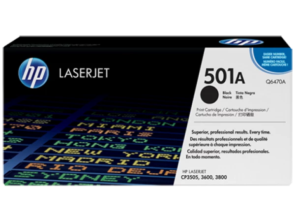 HP Q6470A Toner Black 6k No.501A (Eredeti)