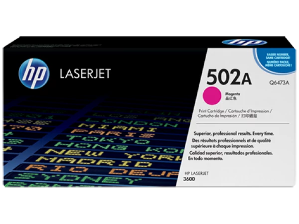 HP Q6473A Toner Magenta 4k No.502A (Eredeti)