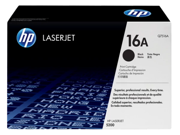 HP Q7516A Toner Black 12k No.16A (Eredeti)