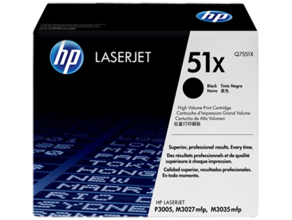 HP Q7551X Toner Black 13k No.51X (Eredeti)