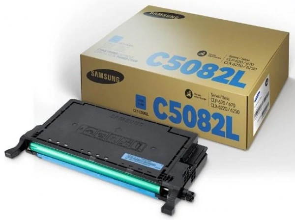 Samsung CLP 620/670B Cyan Toner 4K  CLT-C5082L/ELS (SU055A) (Eredeti)