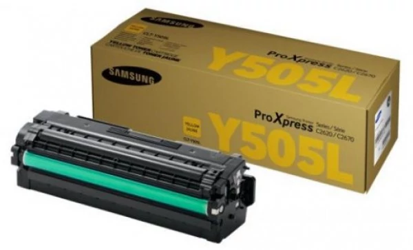 Samsung SLC2620/2670 Yellow Toner  CLT-Y505L/ELS (SU512A) (Eredeti)